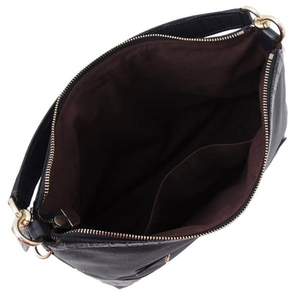 NEW Coach Crossbody Crocodile-embossed Leather hob - Picture 2 of 8